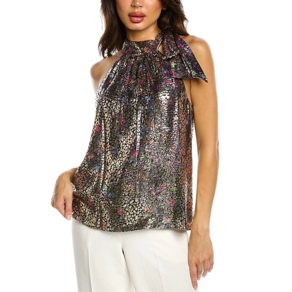 Ramy Brook Printed Sahar Blouse. - Picture 1 of 8